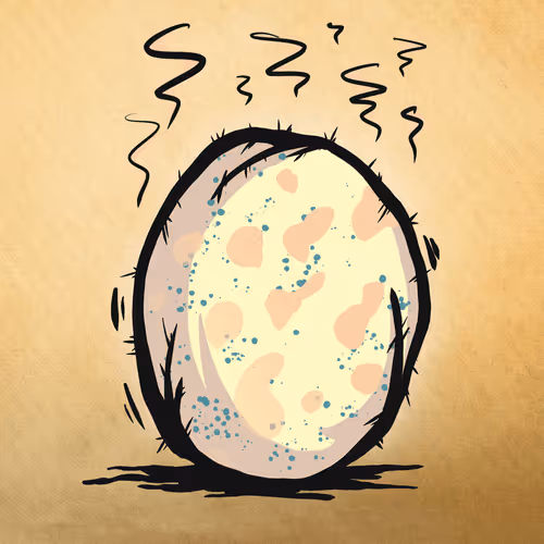Crudeborne Eggs