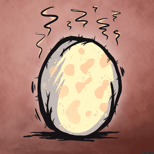 Crudeborne Eggs