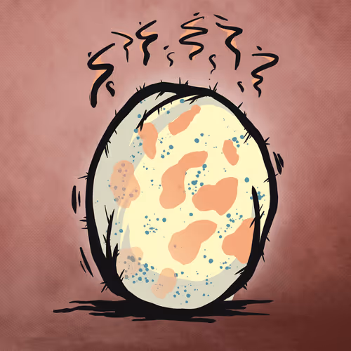 Crudeborne Eggs