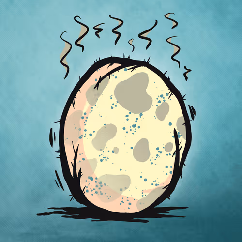 Crudeborne Eggs