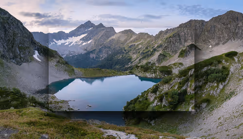 Mountains And Drop Shadows By Jan Robert Leegte