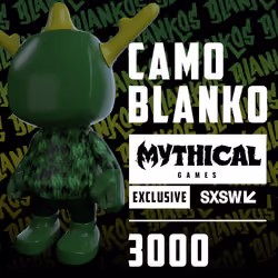 Mythical Camo Blanko #1421 Redeemable