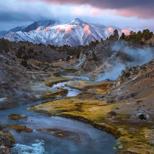 One Morning at Hot Creek