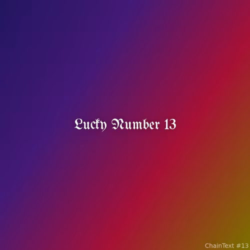 13