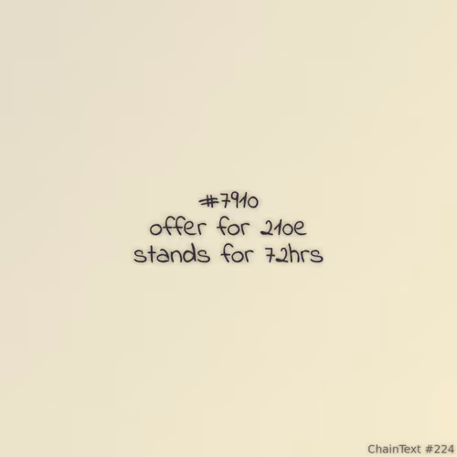 ChainText #224