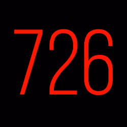 Red Number #726