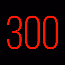 Red Number #300