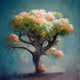Pastel tree