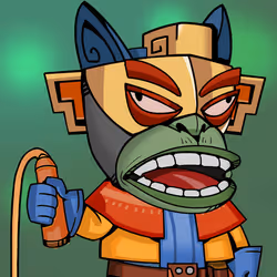 Gold Mask Ape #3