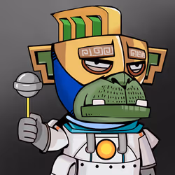 Gold Mask Ape #48