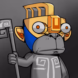 Gold Mask Ape #43