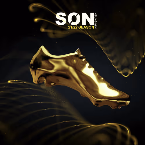 Golden Shiny Boot