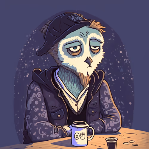 Sad Owls by Van Gogh #287