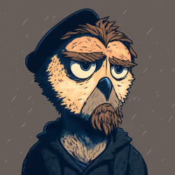 Sad Owls by Van Gogh #59