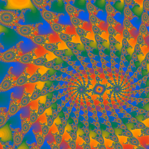 #881 - Surface Rainbow Fabric (B)