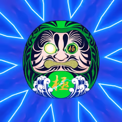 Activated Green Daruma