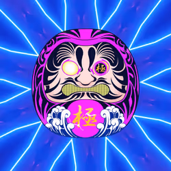 Activated Purple Daruma