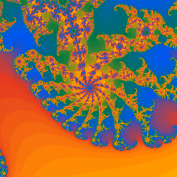 #1292 - Surface Rainbow Fabric