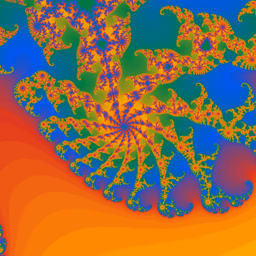 #1590 - Surface Rainbow Fabric