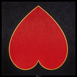 The Red Heart, H 3, Painting 859 of 2000