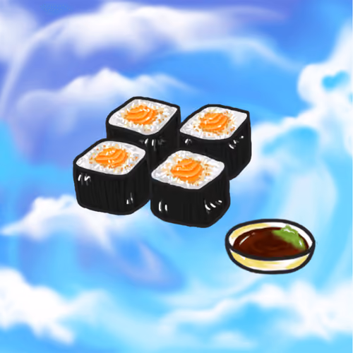 三文魚壽司卷 Salmon Sushi Roll