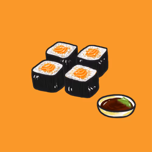 三文魚壽司卷 Salmon Sushi Roll