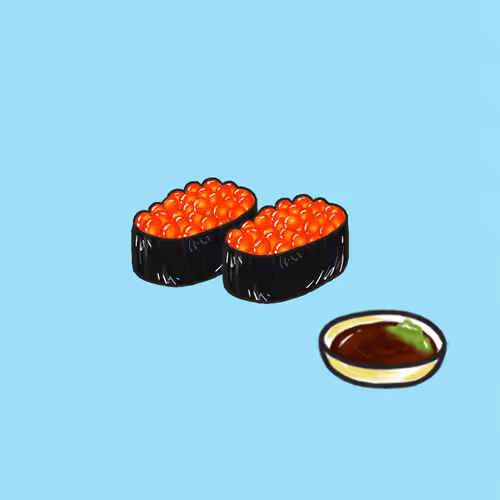 三文魚籽壽司 Ikura Gunkan Maki