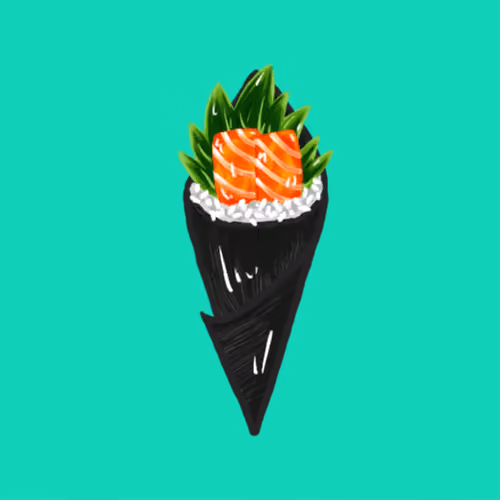 三文魚手卷 Salmon Temaki