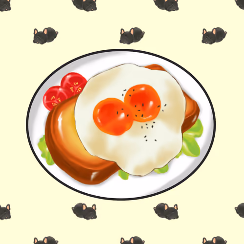 蛋治麵包 Half-boiled Egg Sandwich