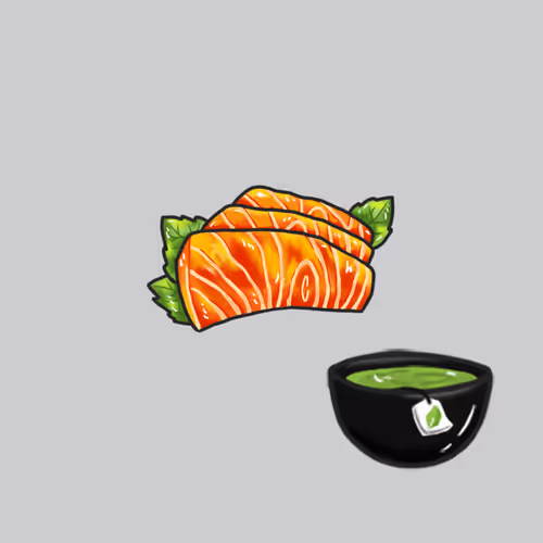三文魚刺身 Salmon Sashimi