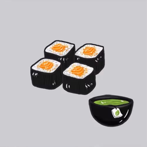 三文魚壽司卷 Salmon Sushi Roll