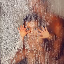 Atlas and Marion in Shower