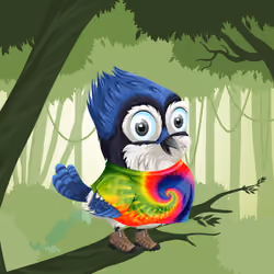 #3493 Bluejay Buddy