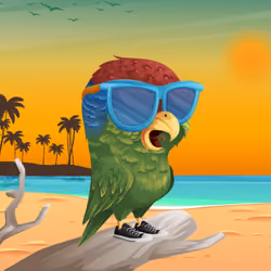 #2865 Parrot Buddy
