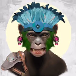 Angry Ape Army Valkyrie #2240