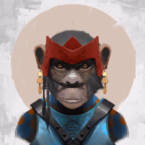 Angry Ape Army Valkyrie #2492