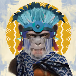 Angry Ape Army Valkyrie #0779