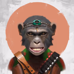 Angry Ape Army Valkyrie #0684