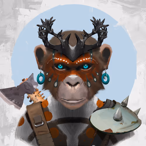 Angry Ape Army Valkyrie #0433