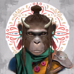Angry Ape Army Valkyrie #1044