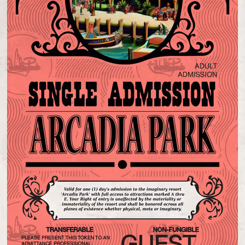 Arcadia Park Single Admission