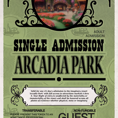 Arcadia Park Single Admission
