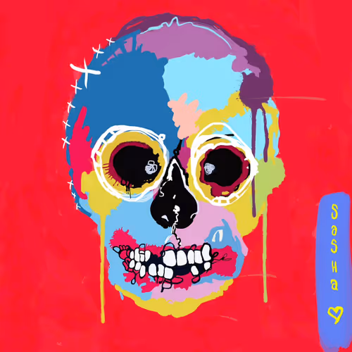 Abstract skulls