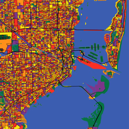 Miami, FL, USA - Rainbow