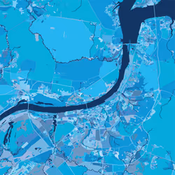 Perm, Russia - Sky blue