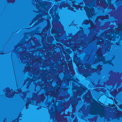 Nancy, France - Midnight blue