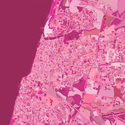 Tel Aviv-Yafo, Israel - Pink
