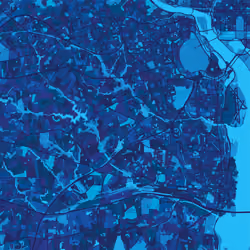 Alexandria, VA, USA - Midnight blue