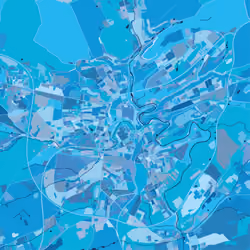 Luxembourg - Sky blue