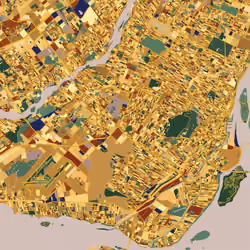Montreal, Canada - Tribute to Gustav Klimt